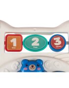 MalPlay Antepremergator multifunctional cu Pian detasabil Tabla pentru desen angrenaje rotative roti anti-alunecare Maner de sustinere greutate 1.6kg Walking Car Multicolor