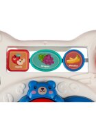 MalPlay Antepremergator multifunctional cu Pian detasabil Tabla pentru desen angrenaje rotative roti anti-alunecare Maner de sustinere greutate 1.6kg Walking Car Multicolor