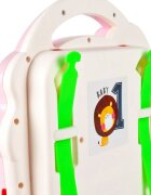 MalPlay Antepremergator muzical cu activitati 2 in 1 pentru copii Pink