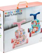 MalPlay Antepremergator muzical cu activitati 2 in 1 Roz