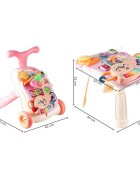 MalPlay Antepremergator muzical cu activitati 2 in 1 Roz