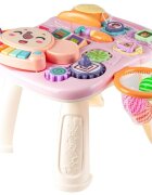 MalPlay Antepremergator muzical cu activitati 2 in 1 Roz