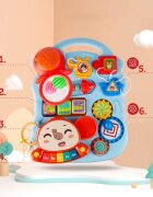 MalPlay Antepremergator muzical cu activitati 2 in 1 Roz