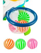 MalPlay Antepremergator muzical pentru copii 2 in 1 cu 5 functii distincte panou interactiv detasabil pian muzical masuta de joaca cos de baschet red