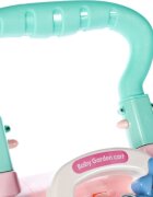 MalPlay Antepremergator pentru copii cu panou educational detasabil dimensiune 47 x 42 x 45 cm Pink-Blue Bunny