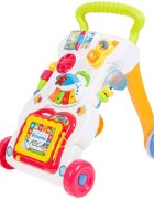 MalPlay Antepremergator pentru copii cu Pian Telefon Tabla magnetica de scris cu stilou angrenaje rotative 43 x 34 x 45 cm Walker Pusher Multicolor