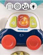 MalPlay Antepremergator transformabil interactiv 6 in 1 cu Volan Scaunel confortabil panou de activitati cu efecte Sonore si Luminoase Activity Walker