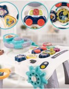 MalPlay Antepremergator transformabil interactiv 6 in 1 cu Volan Scaunel confortabil panou de activitati cu efecte Sonore si Luminoase Activity Walker