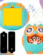 MalPlay Aparat de facut baloane de sapun Bufnita muzicala Orange