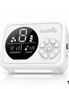 MalPlay Aspirator nazal electric AspiLoo pentru copii si bebelusi putere 55 W 9 trepte de aspirare 3 varfuri silicon muzica si lumina de veghe USB-C