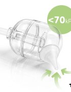 MalPlay Aspirator nazal electric AspiLoo pentru copii si bebelusi putere 55 W 9 trepte de aspirare 3 varfuri silicon muzica si lumina de veghe USB-C