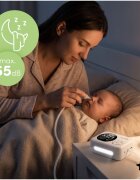 MalPlay Aspirator nazal electric AspiLoo pentru copii si bebelusi putere 55 W 9 trepte de aspirare 3 varfuri silicon muzica si lumina de veghe USB-C