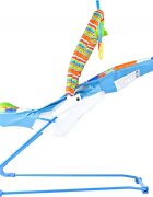 MalPlay Balansoar cu vibratii bara de jucarii si muzica Green Frog