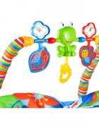 MalPlay Balansoar cu vibratii bara de jucarii si muzica Green Frog