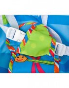 MalPlay Balansoar multifunctional cu Muzica Vibratii bara detasabila cu 3 jucarii suspendate Scaunel rabatabil in 2 pozitii Husa detasabila Blue