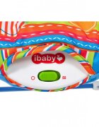 MalPlay Balansoar multifunctional cu Muzica Vibratii bara detasabila cu 3 jucarii suspendate Scaunel rabatabil in 2 pozitii Husa detasabila Blue