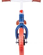 MalPlay Bicicleta fara pedale cu roti de 12 inch din spuma EVA cu scaun si ghidon reglabile in inaltime Push Sport AlbastruRosu inaltime sezut 29-34 cm de la 3 ani inaltime recomandata 80-108 cm AlbastruRosu