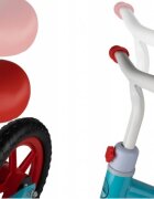 MalPlay Bicicleta fara pedale cu roti de 12 inch din spuma EVA cu scaun si ghidon reglabile in inaltime Push Sport Bicolor inaltime sezut 29-34 cm de la 3 ani inaltime recomandata 80-108 cm