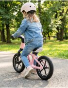 MalPlay Bicicleta fara pedale pentru copii Pink cu saua reglabila roti 12 inch din PU 55 x 89 x 42 cm