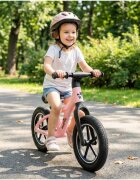 MalPlay Bicicleta fara pedale pentru copii Pink cu saua reglabila roti 12 inch din PU 55 x 89 x 42 cm