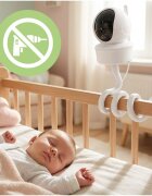 MalPlay Camera suplimentara pentru supraveghere bebe NannyEye Complex HD de 5.0 monitorizare inteligenta zinoapte cu 8 melodii integrate raza semnal 300m