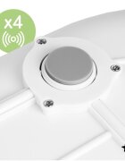MalPlay Cantar electronic pentru bebelusi si copii White capacitate 30 kg rigleta 60 cm ecran LCD iluminat functii tara si hold dimensiuni produs 70 x 32 x 3 cm