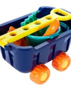 MalPlay Carucior pentru joaca in nisip cu accesorii incluse Blue