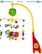MalPlay Carusel muzical cu proiector pentru patut Albine si Fluturi