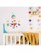 MalPlay Carusel muzical cu proiector pentru patut Happy Animals