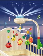 MalPlay Carusel muzical cu proiector pentru patut Stars