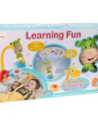 MalPlay Carusel muzical cu proiector si telecomanda Green Giraffe