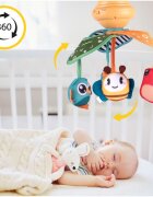 MalPlay Carusel muzical cu telecomanda pentru patut Birds