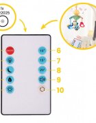 MalPlay Carusel muzical cu telecomanda pentru patut Birds