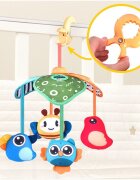MalPlay Carusel muzical cu telecomanda pentru patut Birds