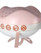 MalPlay Carusel muzical pentru copii cu 13 melodii rotire completa de 360 de grade 4 jucarii suspendate proiectii luminoase si telecomanda 56 x 40 x 43 cm Pink