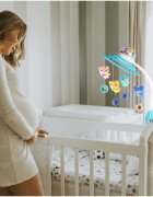 MalPlay Carusel muzical pentru patut cu proiector si telecomanda Flying Bears