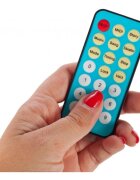 MalPlay Carusel muzical pentru patut rotativ 360 grade cu Zornaitori Cantece de leagan melodii in engleza si povesti controlat prin telecomanda 53 x 45 x 26.5 cm Bufnita