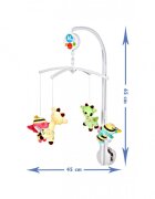 MalPlay Carusel muzical pentru patut Smiling Animals