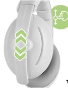 MalPlay Casti de protectie fonica pentru copii Grey Doggy 2-in-1 25dB ajustabile si ergonomice cu captuseala confortabila din PVC si PU in husa de transport marime S
