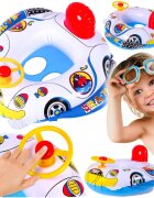 MalPlay Colac gonflabil pentru bebelusi cu volan 70x80 cm