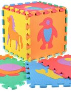 MalPlay Covor puzzle din spuma 10 piese Animale
