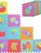 MalPlay Covor puzzle din spuma 10 piese Fructe