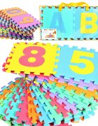 MalPlay Covor puzzle din spuma Litere si Cifre 36 piese