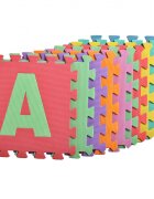 MalPlay Covor puzzle pian din spuma Alfabet 10 piese 29x29 cm