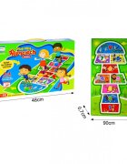 MalPlay Covoras de joaca pentru copii realizat din spuma dimensiunea 200 x 90 cm model sotron multicolor