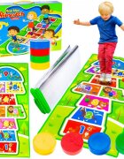 MalPlay Covoras de joaca pentru copii realizat din spuma dimensiunea 200 x 90 cm model sotron multicolor