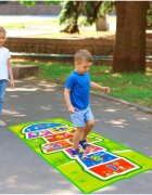 MalPlay Covoras de joaca pentru copii realizat din spuma dimensiunea 200 x 90 cm model sotron multicolor