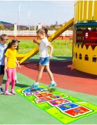 MalPlay Covoras de joaca pentru copii realizat din spuma dimensiunea 200 x 90 cm model sotron multicolor