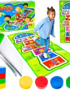 MalPlay Covoras de joaca pentru copii realizat din spuma dimensiunea 200 x 90 cm model sotron multicolor
