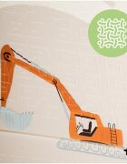 MalPlay Covoras de joaca pliabil cu doua fete din spuma XPE dimensiune 180 x 200 structura antiderapanta husa de transport cu fermoar inclusa